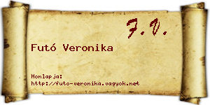 Futó Veronika névjegykártya