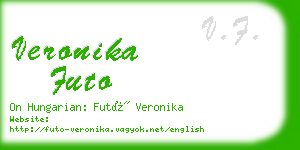 veronika futo business card